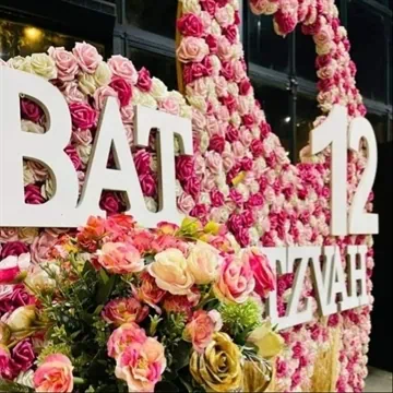 עמדת צילום לאירוע אותיות פרחים/ עמדת צילום לאירועים אותיות פרחים